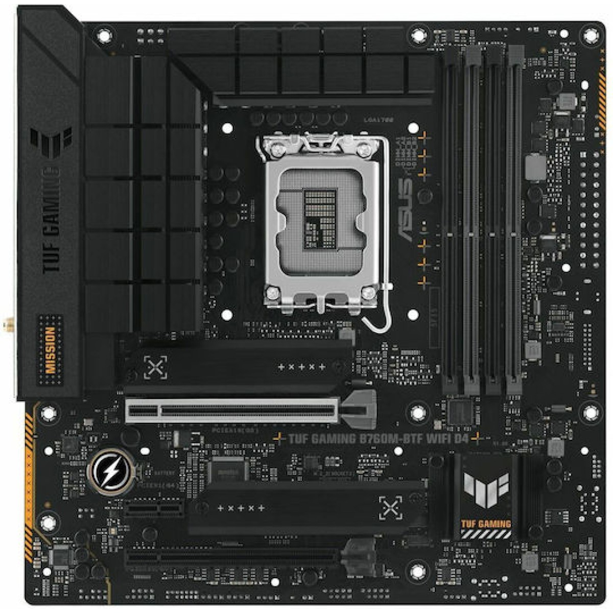Asus TUF GAMING B760M-BTF WIFI D4 Motherboard Micro ATX με Intel 1700 Socket 90MB1E50-M0EAY0