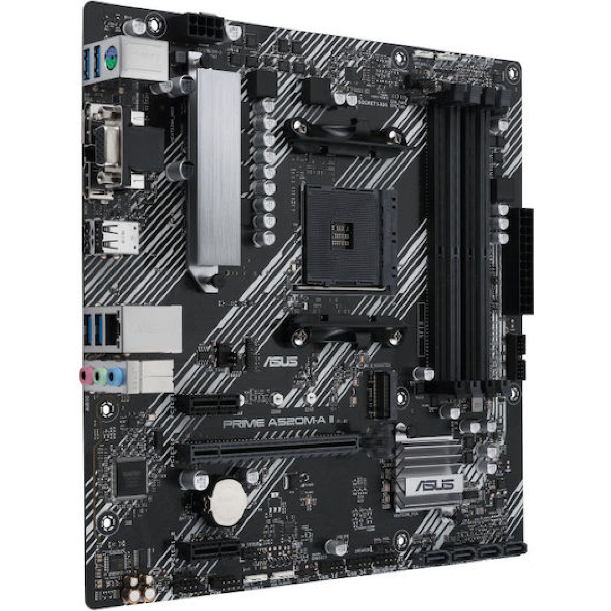 Asus PRIME A520M-A II/CSM Motherboard Micro ATX με AMD AM4 Socket 90MB17H0-M0EAYC