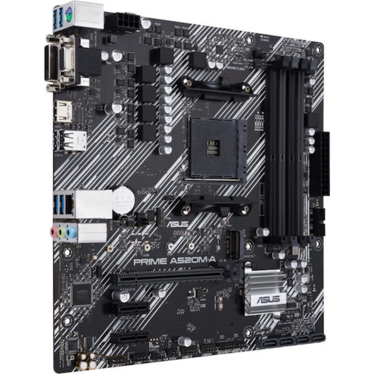 Asus PRIME A520M-A II/CSM Motherboard Micro ATX με AMD AM4 Socket 90MB17H0-M0EAYC