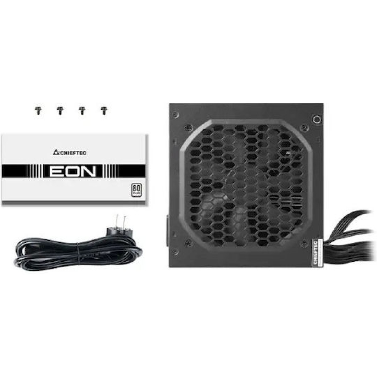 Chieftec EON 600W Μαύρο Τροφοδοτικό Υπολογιστή Full Wired