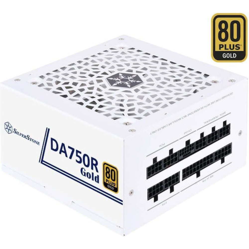 Silverstone DA750R 750W Λευκό Τροφοδοτικό Υπολογιστή Full Modular 80 Plus Gold