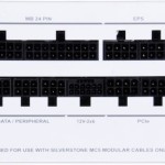 Silverstone DA750R 750W Λευκό Τροφοδοτικό Υπολογιστή Full Modular 80 Plus Gold