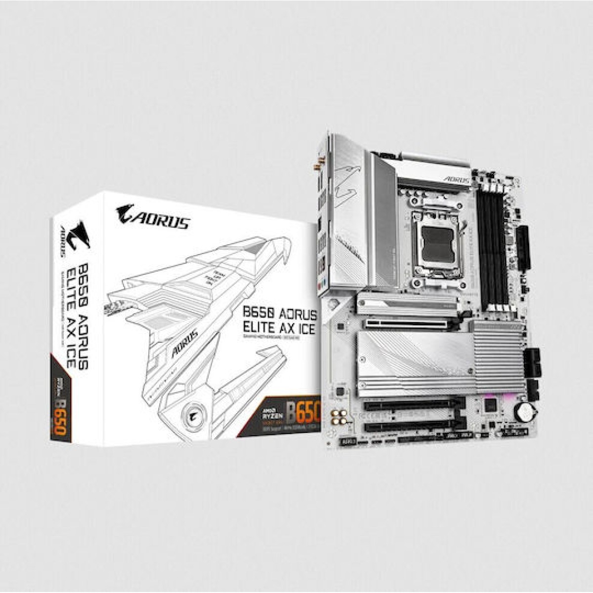 Gigabyte B650 Aorus Elite AX ICE Wi-Fi Motherboard ATX με AMD AM5 Socket