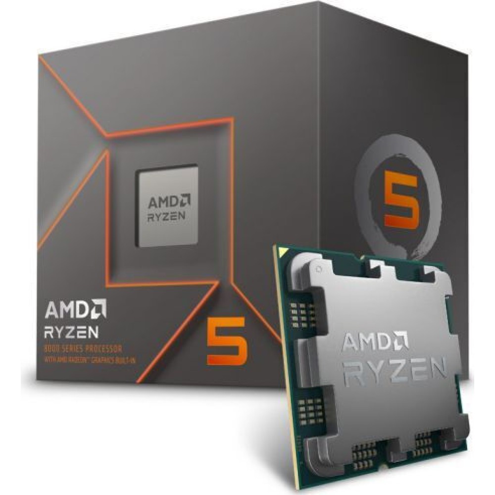 AMD Ryzen 5 8500G 3.5GHz Επεξεργαστής 6 Πυρήνων για Socket AM5 σε Κουτί με Ψύκτρα