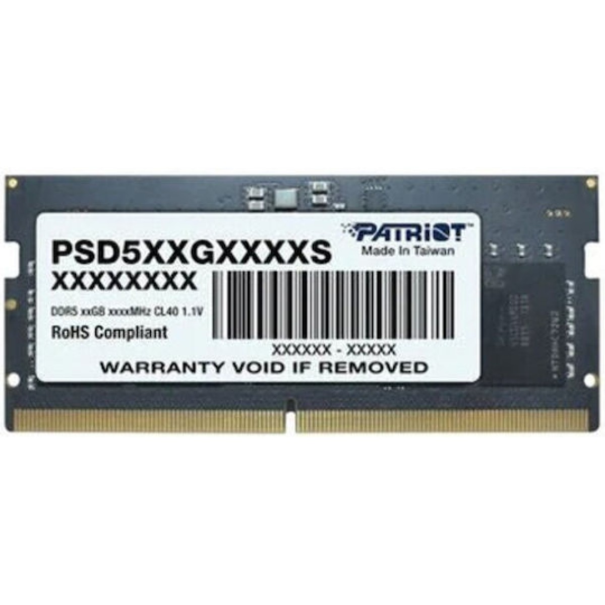 Patriot Signature DDR5 με Module 1x32GB και Ταχύτητα 4800 για Laptop