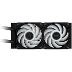 Gigabyte AORUS Waterforce II 240 Υδρόψυξη Επεξεργαστή Διπλού Ανεμιστήρα 120mm για Socket AM4/AM5/1700/1200 με ARGB Φωτισμό