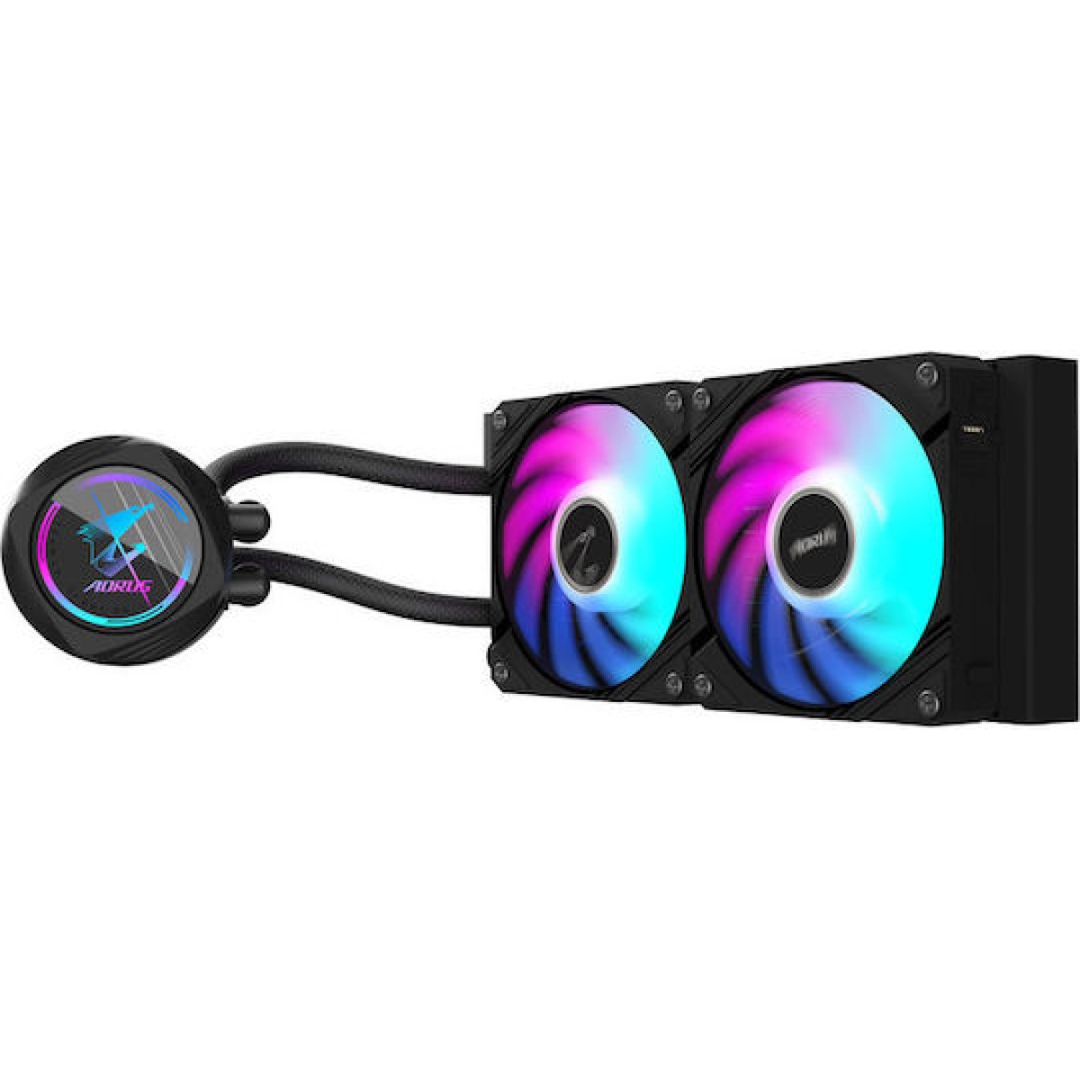 Gigabyte AORUS Waterforce II 240 Υδρόψυξη Επεξεργαστή Διπλού Ανεμιστήρα 120mm για Socket AM4/AM5/1700/1200 με ARGB Φωτισμό
