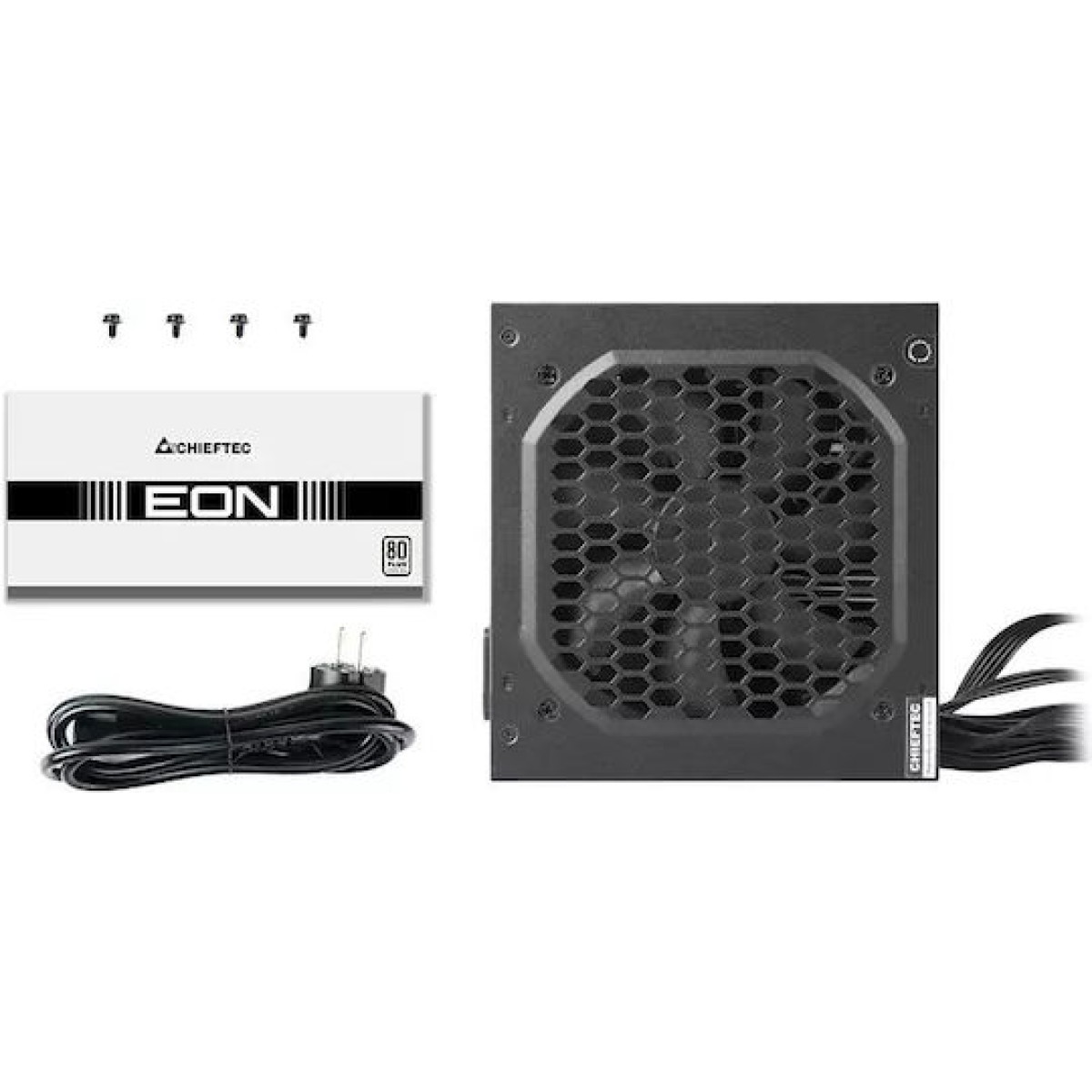 Chieftec EON 400W Μαύρο Τροφοδοτικό Υπολογιστή Full Wired 80 Plus Standard