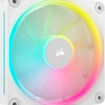 Corsair iCue Link LX120 Case Fan με RGB Φωτισμό και Σύνδεση 4-Pin PWM 3τμχ Λευκό