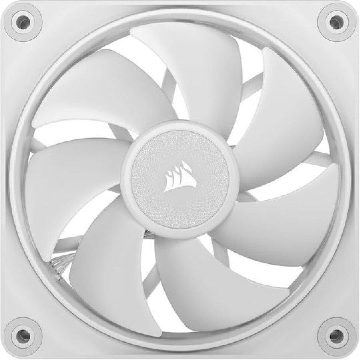 Corsair iCue Link LX120 Case Fan με RGB Φωτισμό και Σύνδεση 4-Pin PWM 3τμχ Λευκό