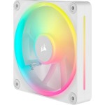 Corsair iCue Link LX120 Case Fan με RGB Φωτισμό και Σύνδεση 4-Pin PWM 3τμχ Λευκό