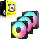 Corsair RS120 Case Fan με ARGB Φωτισμό και Σύνδεση 4-Pin PWM 3τμχ