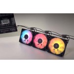 Corsair RS120 Case Fan με ARGB Φωτισμό και Σύνδεση 4-Pin PWM 3τμχ