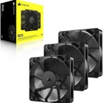 Corsair RS120 Case Fan με Σύνδεση 4-Pin PWM 3τμχ