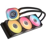 Corsair iCUE LINK TITAN 360 RX LCD Υδρόψυξη Επεξεργαστή Τριπλού Ανεμιστήρα 120mm για Socket AM4/AM5/1700 με RGB Φωτισμό