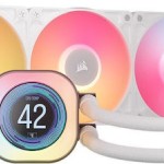 Corsair ICUE Link Titan RX Υδρόψυξη Επεξεργαστή Τριπλού Ανεμιστήρα 120mm για Socket AM4/AM5/1700 με RGB Φωτισμό Λευκή