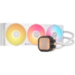 Corsair ICUE Link Titan RX Υδρόψυξη Επεξεργαστή Τριπλού Ανεμιστήρα 120mm για Socket AM4/AM5/1700 με RGB Φωτισμό Λευκή