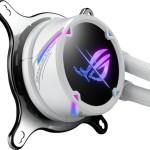 Asus ROG STRIX LC II 240 ARGB Υδρόψυξη Επεξεργαστή Διπλού Ανεμιστήρα 120mm για Socket AM4/1700/1200/115x Λευκή