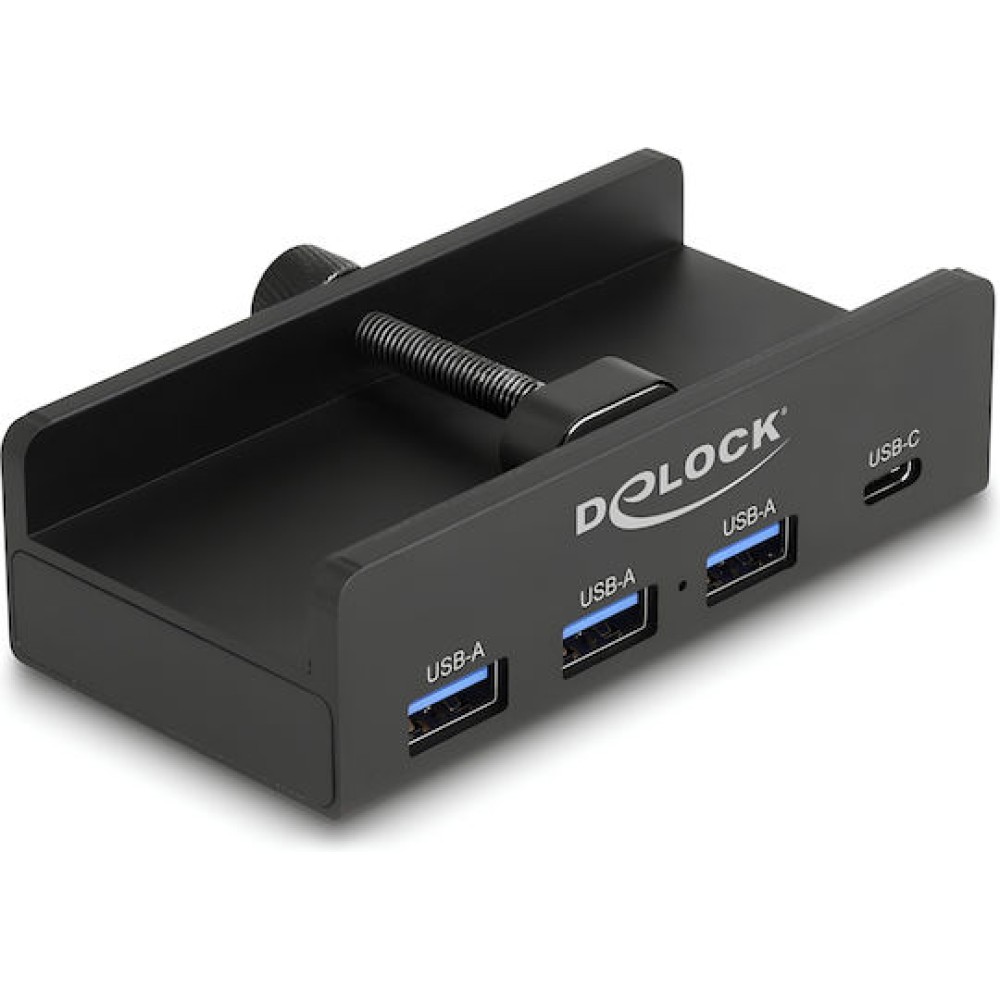 DeLock USB 3.0 Hub 4 Θυρών με σύνδεση USB-C