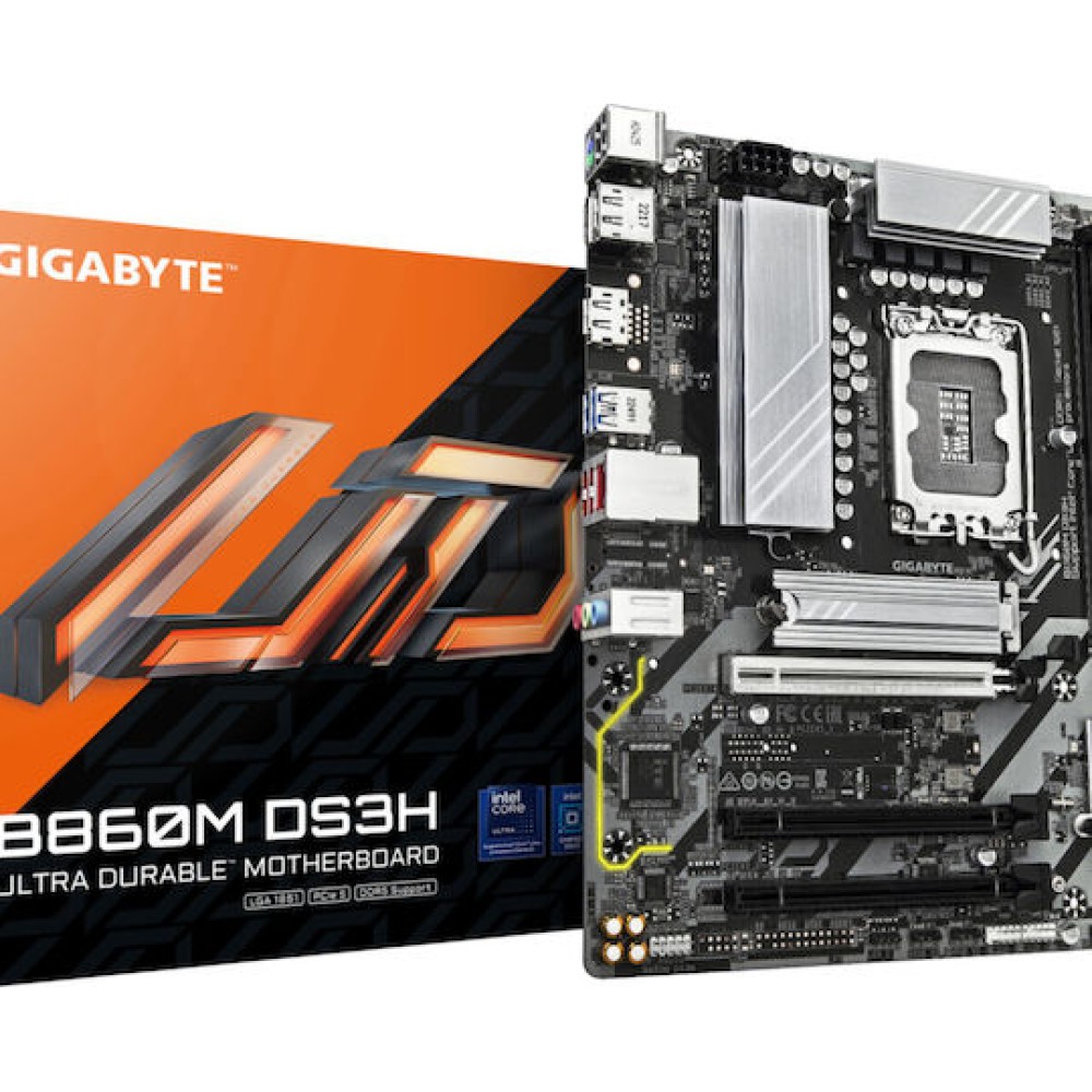 Gigabyte B860M DS3H Motherboard Micro ATX με Intel 1851 Socket