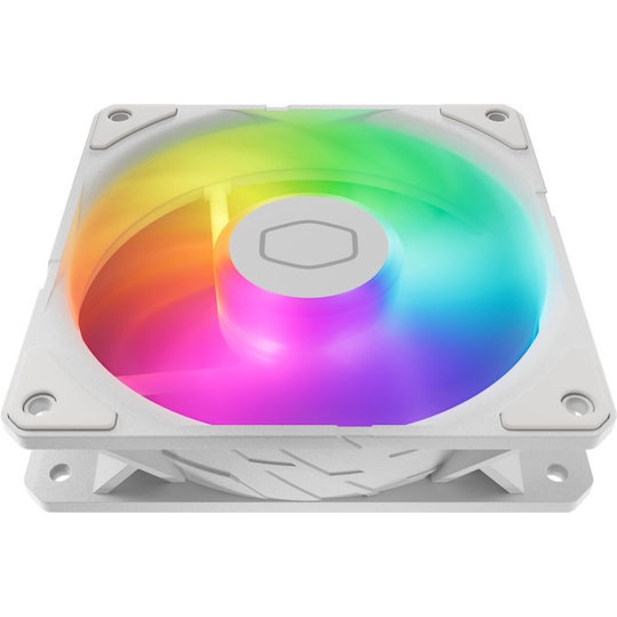 CoolerMaster SickleFlow Edge 120 Case Fan με ARGB Φωτισμό και Σύνδεση 3-Pin / 4-Pin PWM Λευκό