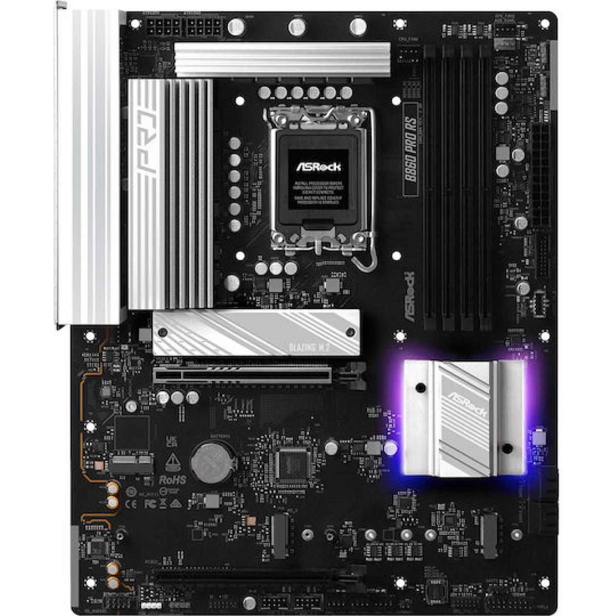 ASRock B860 Pro RS Motherboard ATX με Intel 1851 Socket 90-MXBRM-A0UAYZ