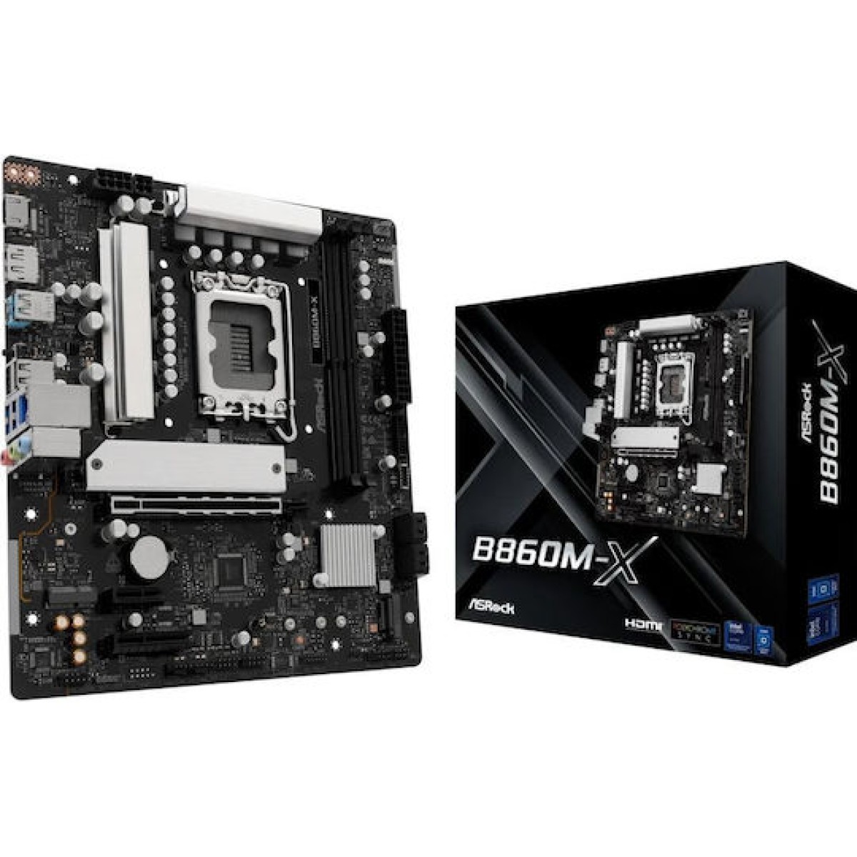 ASRock B860M-X Motherboard Micro ATX με Intel 1851 Socket 90-MXBRX0-A0UAYZ