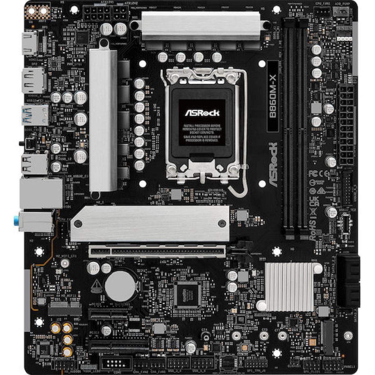 ASRock B860M-X Motherboard Micro ATX με Intel 1851 Socket 90-MXBRX0-A0UAYZ