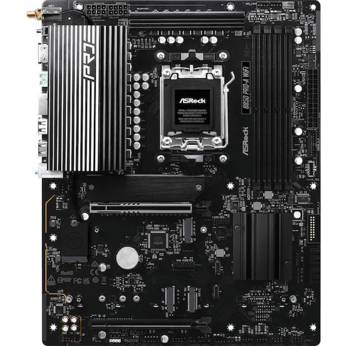ASRock B850 Pro-A WiFi Motherboard ATX με AMD AM5 Socket 90-MXBQN-A0UAYZ