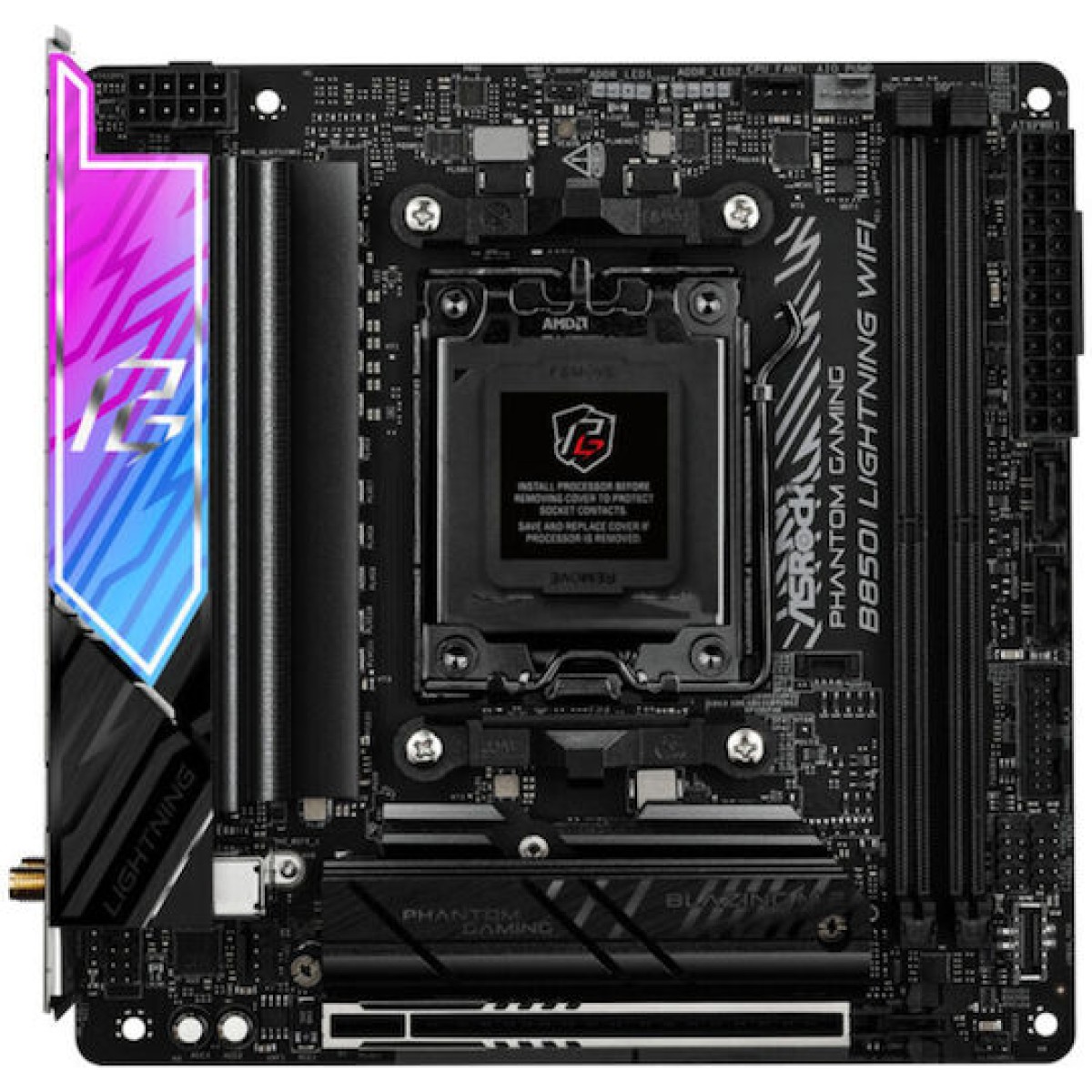 ASRock B850I Lightning WiFi Motherboard Mini ITX με AMD AM5 Socket