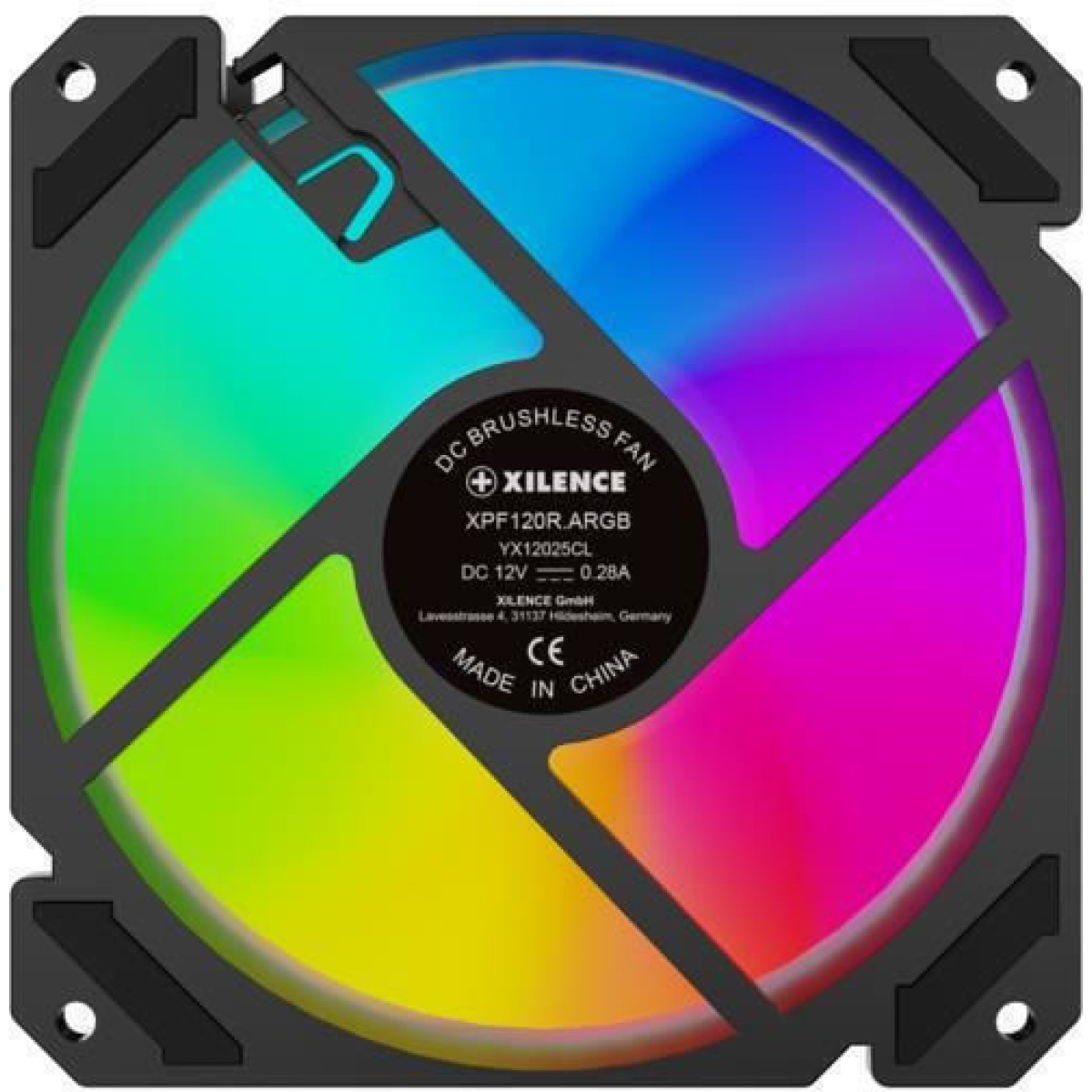 Xilence XF065 Case Fan 120mm με ARGB Φωτισμό και Σύνδεση 4-Pin PWM
