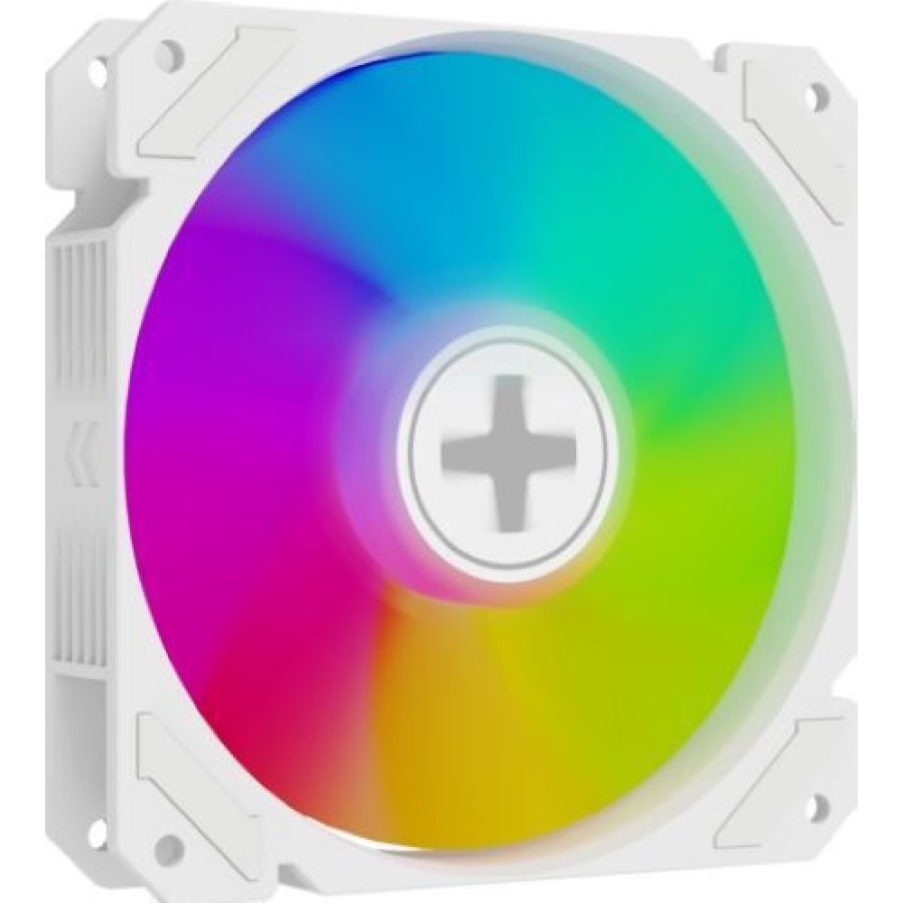 Xilence XF066 Case Fan 120mm με ARGB Φωτισμό και Σύνδεση 4-Pin PWM Λευκό