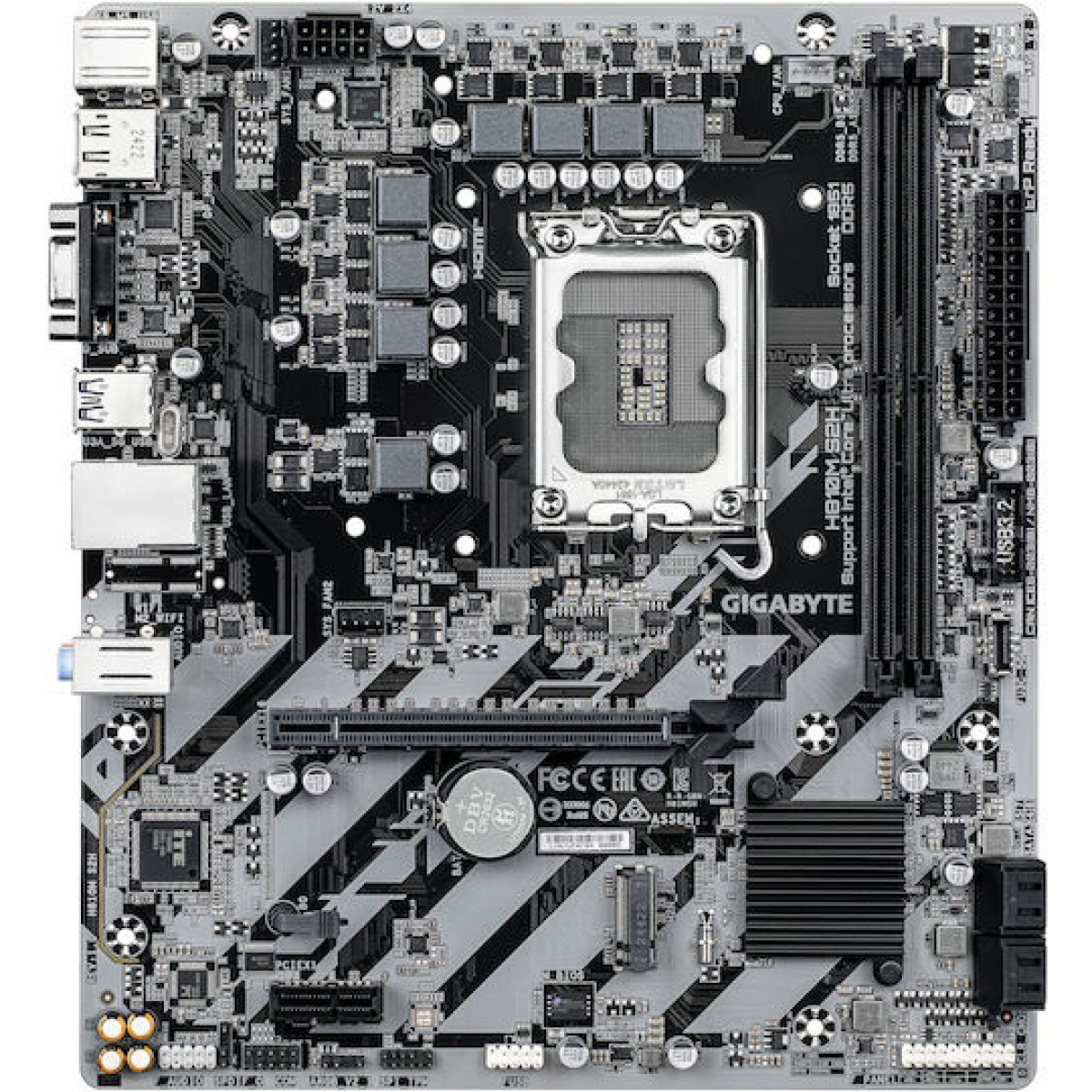 Gigabyte H810M S2H Motherboard Micro ATX με Intel 1851 Socket