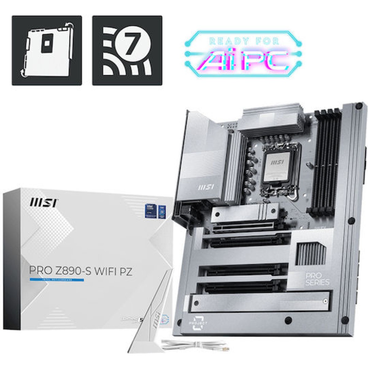 MSI PRO Z890-S WIFI PZ Motherboard ATX με Intel 1851 Socket 7E58-001R