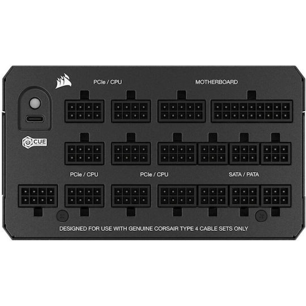 Corsair HXi Series (2025) HX1200i 1200W Μαύρο Τροφοδοτικό Υπολογιστή Full Modular 80 Plus Platinum