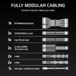 Corsair HXi Series (2025) HX1500i 1500W Μαύρο Τροφοδοτικό Υπολογιστή Full Modular 80 Plus Platinum