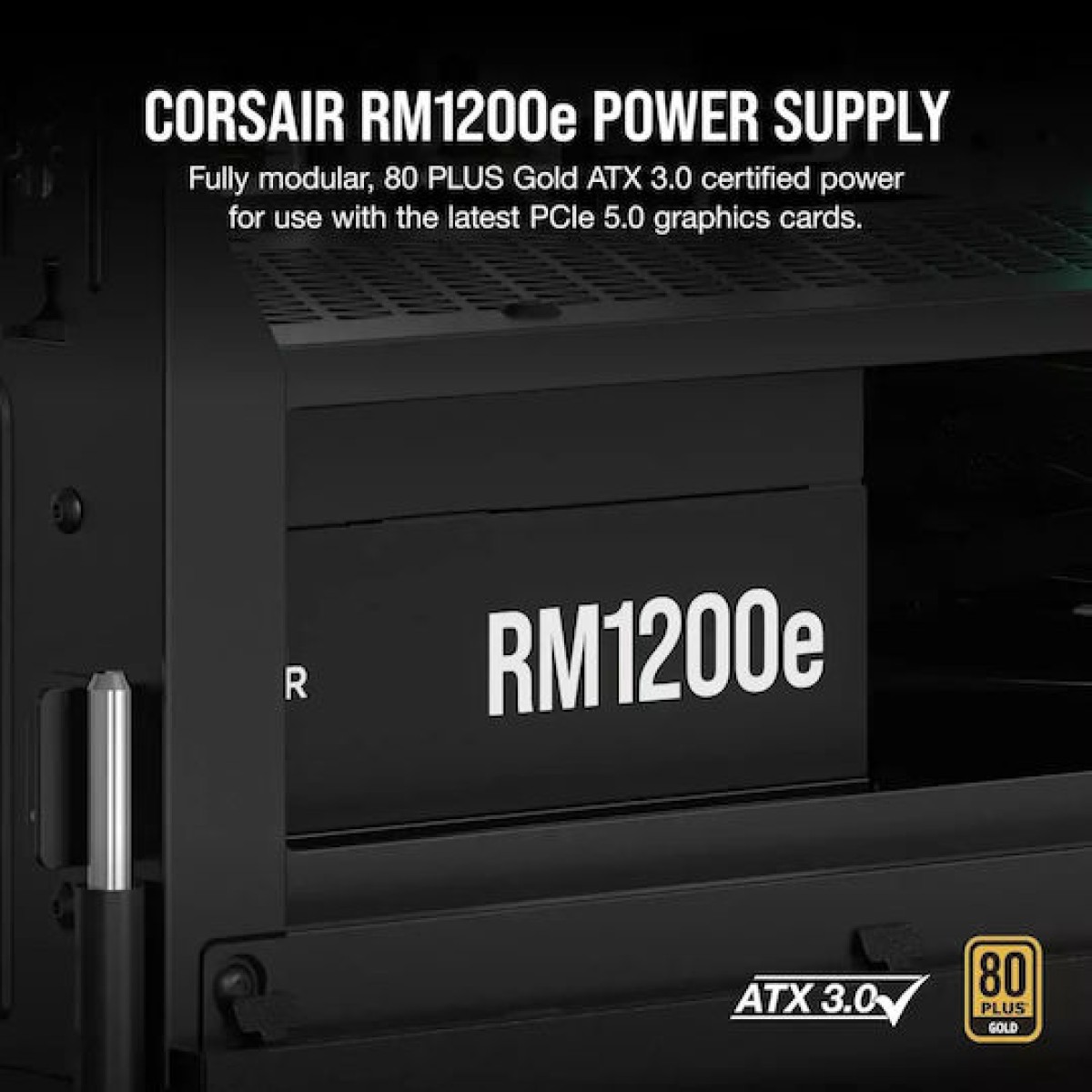 Corsair RMe 1200W Μαύρο Τροφοδοτικό Υπολογιστή Full Modular 80 Plus Gold