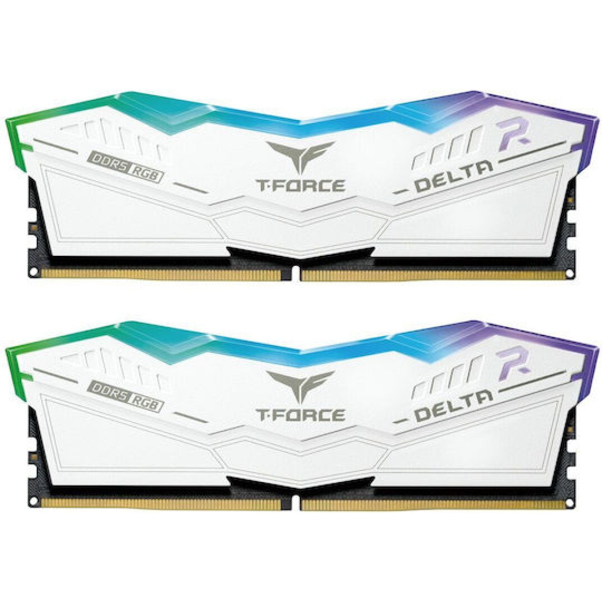 TeamGroup T-Force Delta RGB DDR5 32GB RAM με 2x16GB Modules και Ταχύτητα 6000 για Desktop