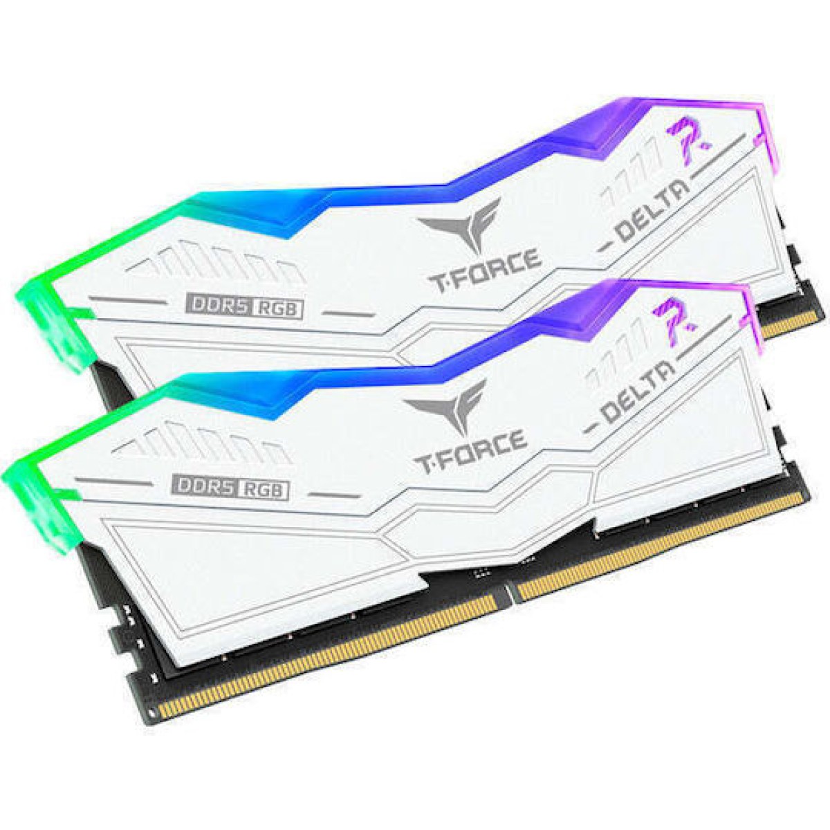 TeamGroup T-Force Delta RGB DDR5 32GB RAM με 2x16GB Modules και Ταχύτητα 6000 για Desktop