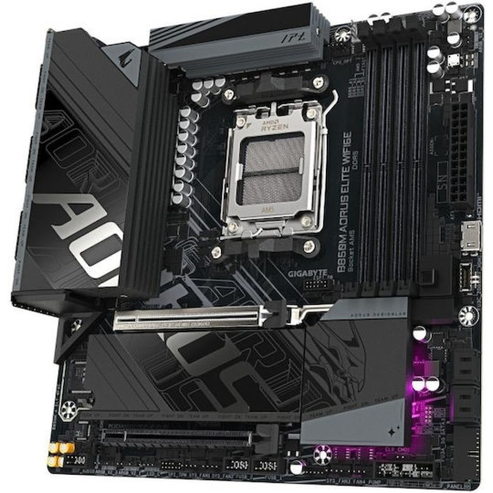 Gigabyte B850M Aorus Elite WIFI6E Motherboard Micro ATX με AMD AM5 Socket
