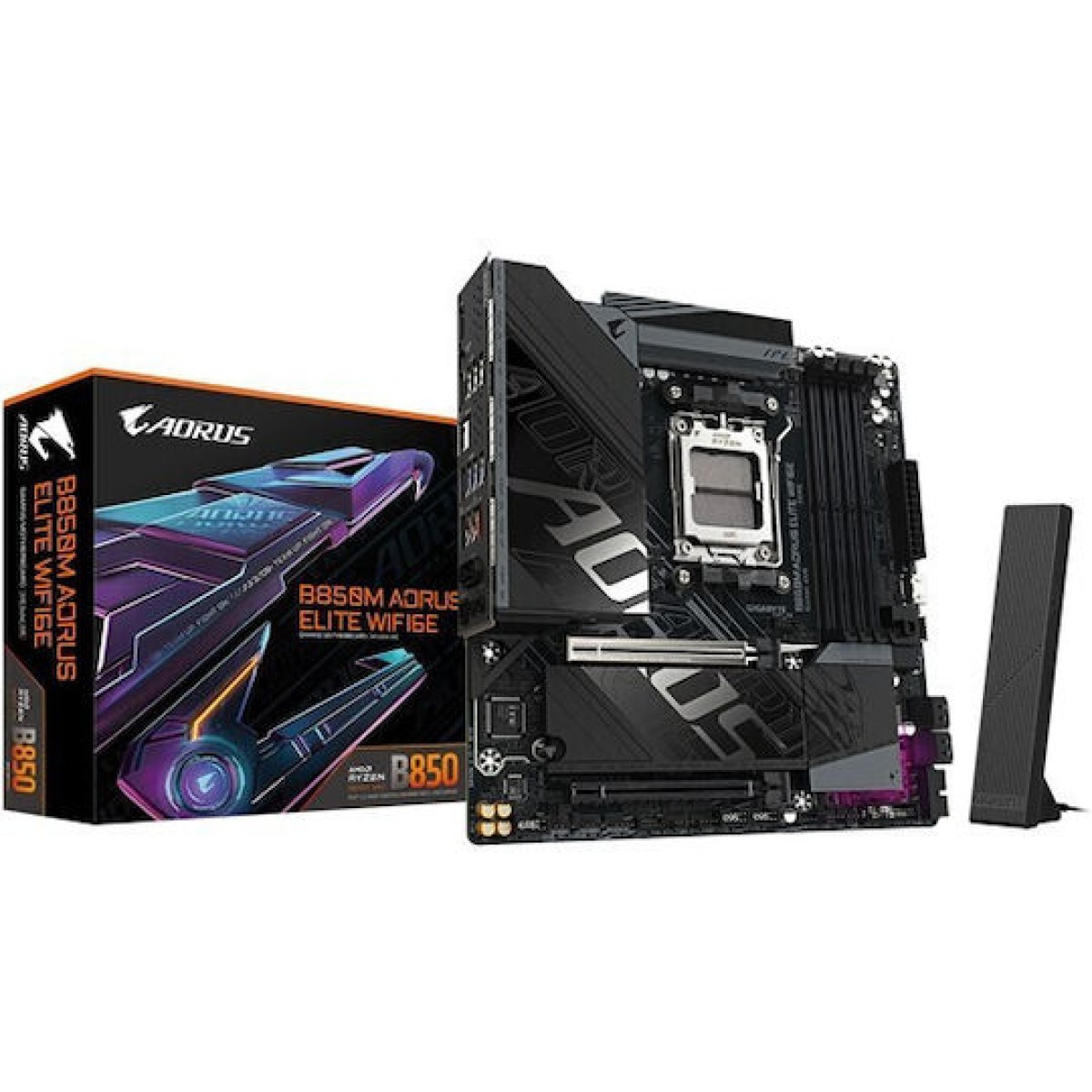 Gigabyte B850M Aorus Elite WIFI6E Motherboard Micro ATX με AMD AM5 Socket