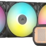 Corsair iCUE Link Titan 420 RX Υδρόψυξη Επεξεργαστή Τριπλού Ανεμιστήρα 140mm για Socket AM4/AM5/1700 με RGB Φωτισμό