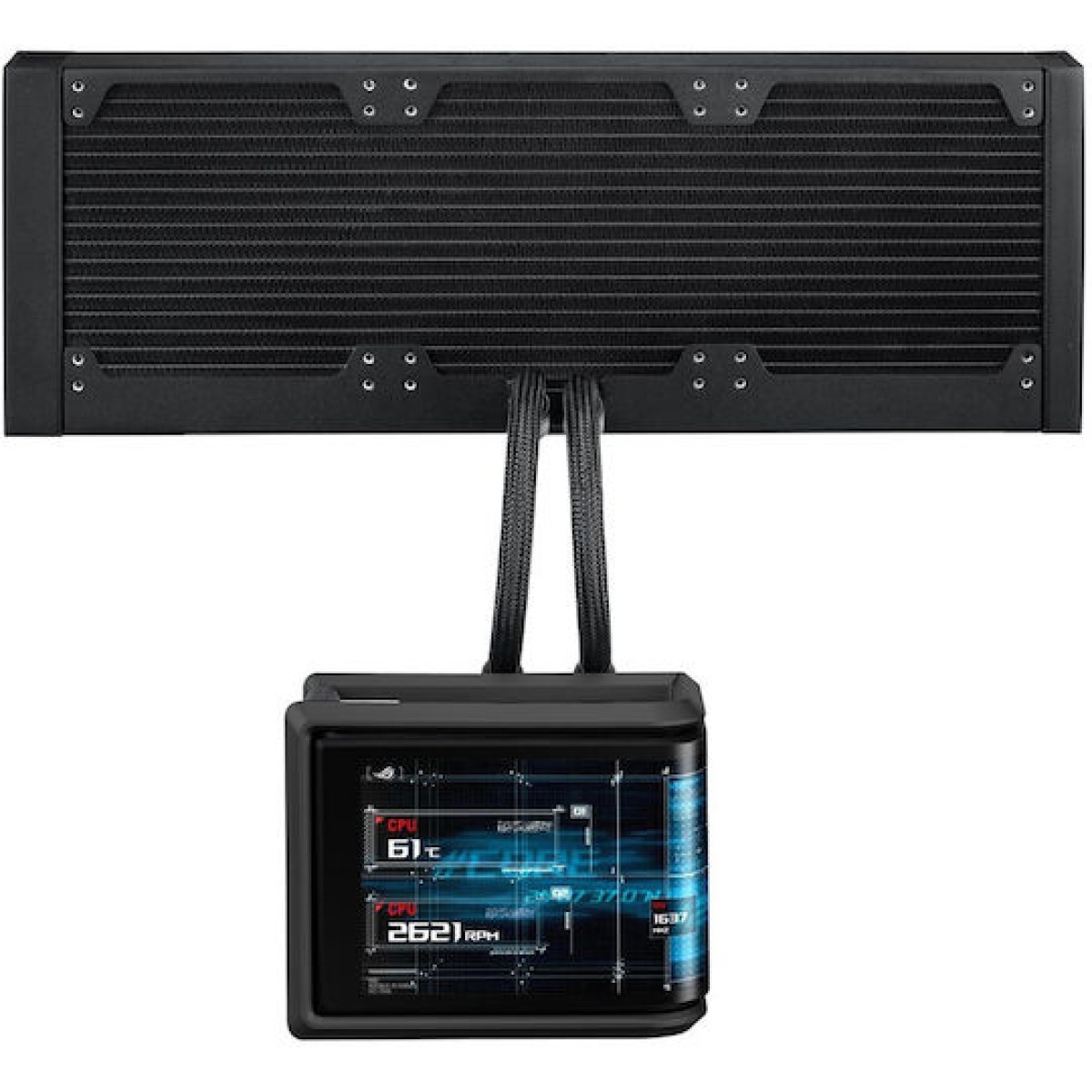 Asus ROG Ryuo IV SLC 360 ARGB Υδρόψυξη Επεξεργαστή Τριπλού Ανεμιστήρα 120mm για Socket AM4/AM5/1700