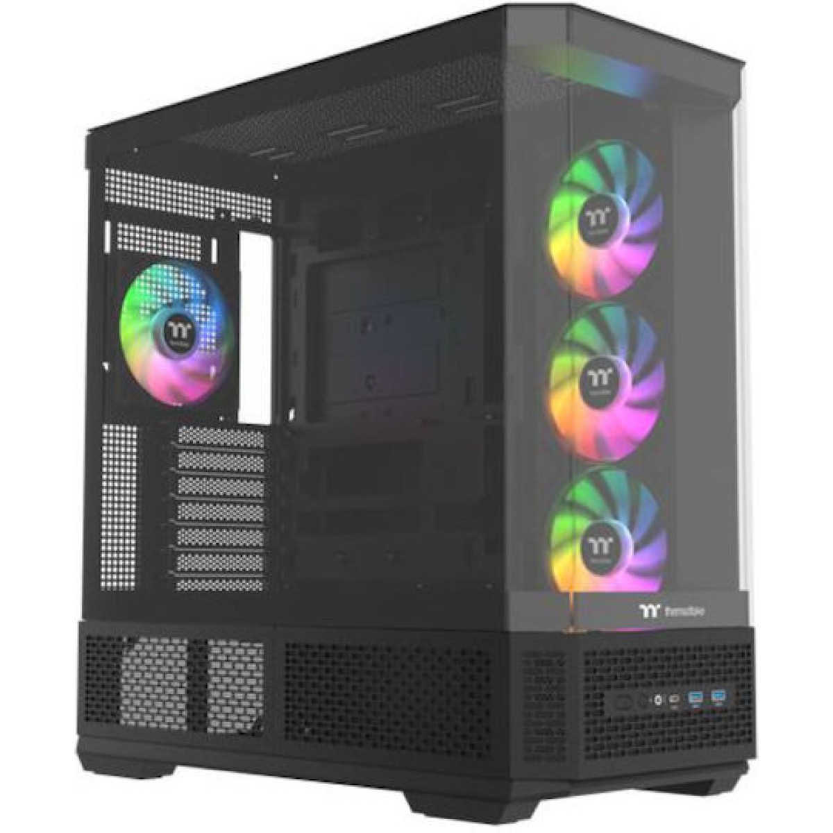 Thermaltake View 370 TG ARGB Gaming Midi Tower Κουτί Υπολογιστή με Πλαϊνό Παράθυρο Μαύρο
