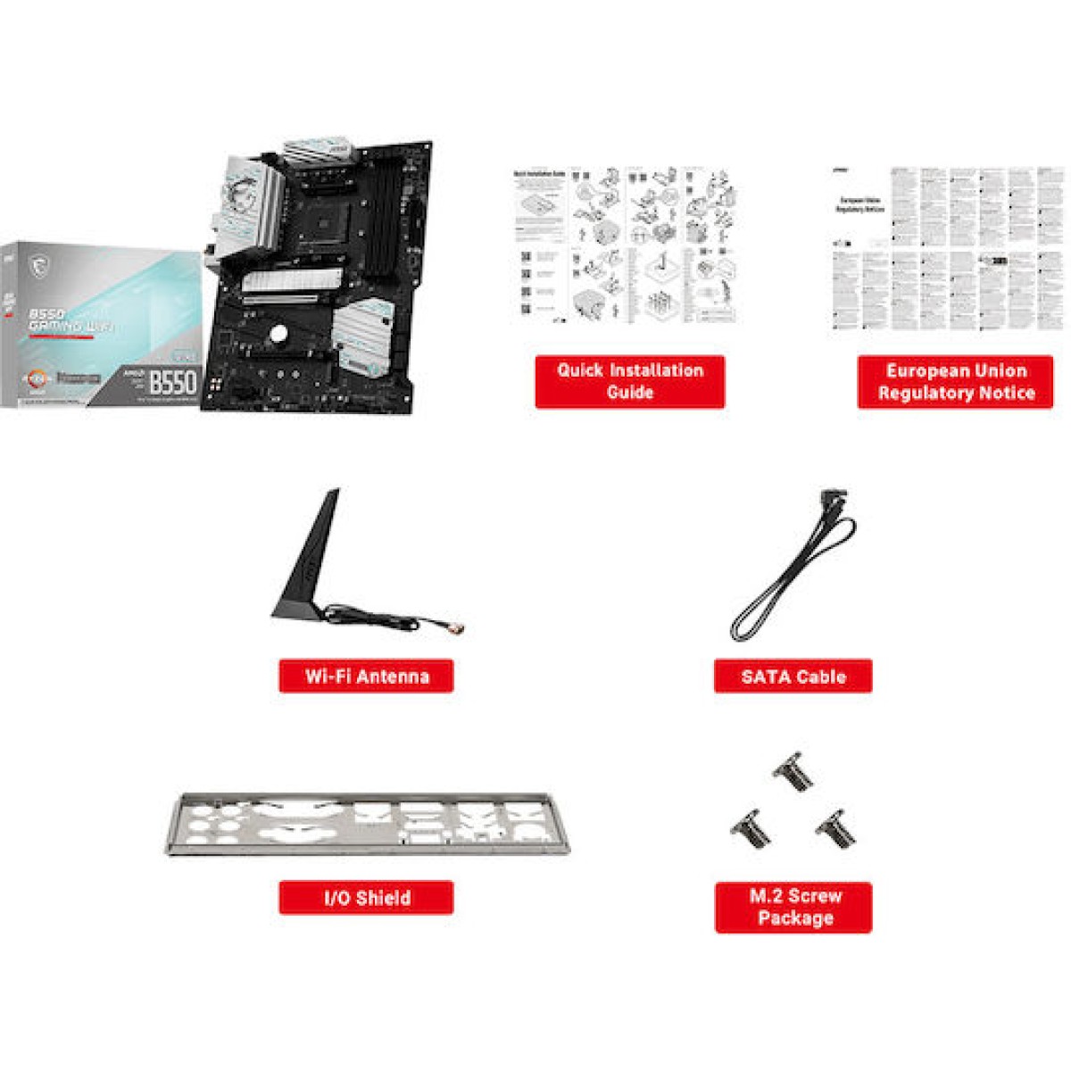 MSI B550 GAMING WIFI Motherboard ATX με AMD AM4 Socket