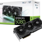PNY GeForce RTX 5080 16GB GDDR7 Triple Fan Κάρτα Γραφικών