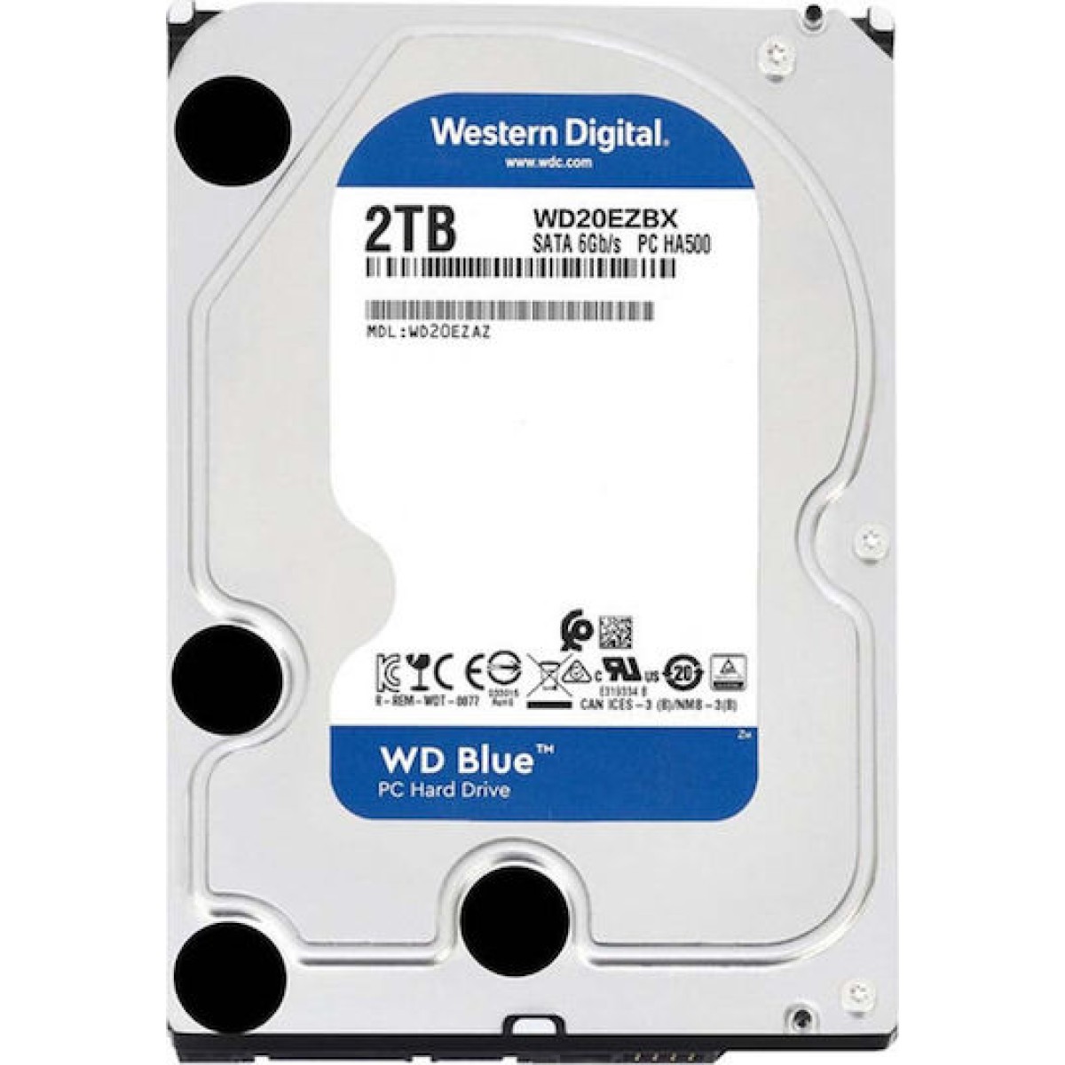 Western Digital Blue 2TB HDD Σκληρός Δίσκος 3.5\