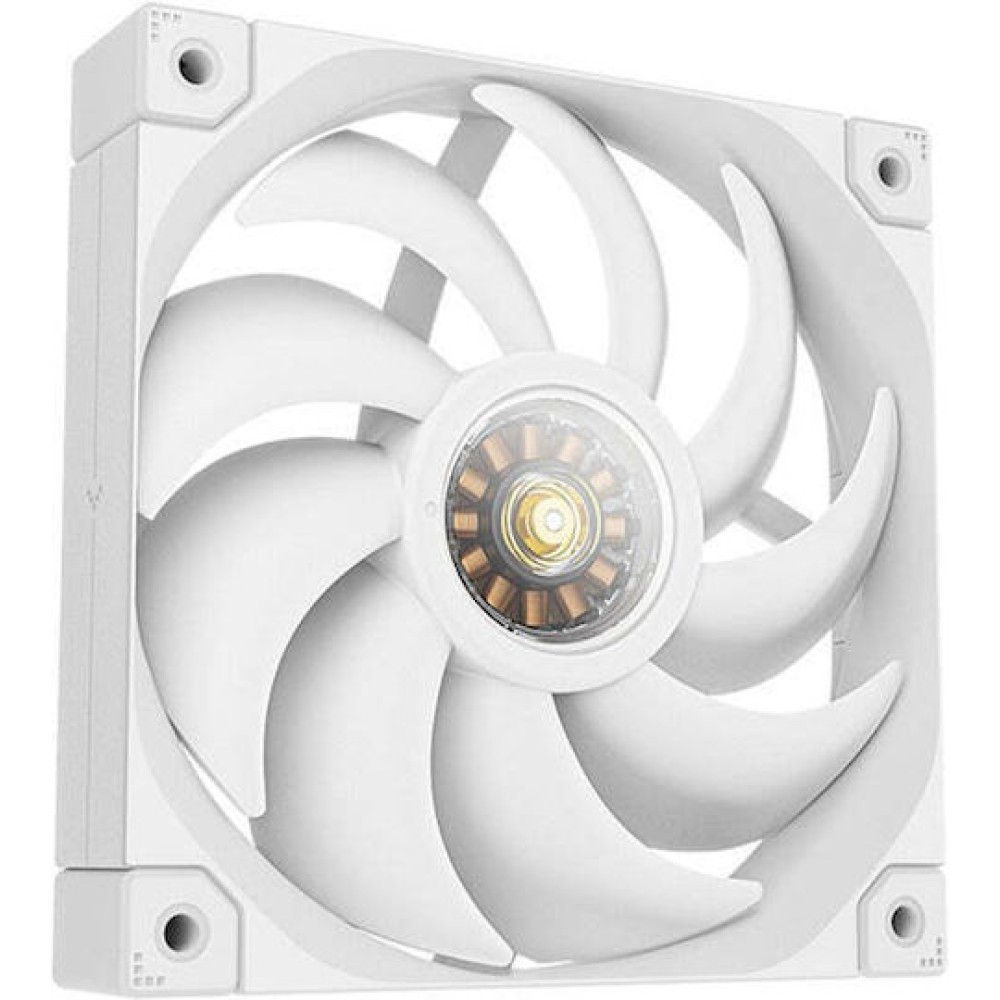 Deepcool FT12 Case Fan 120mm με Λευκό Φωτισμό και Σύνδεση 4-Pin PWM Λευκό