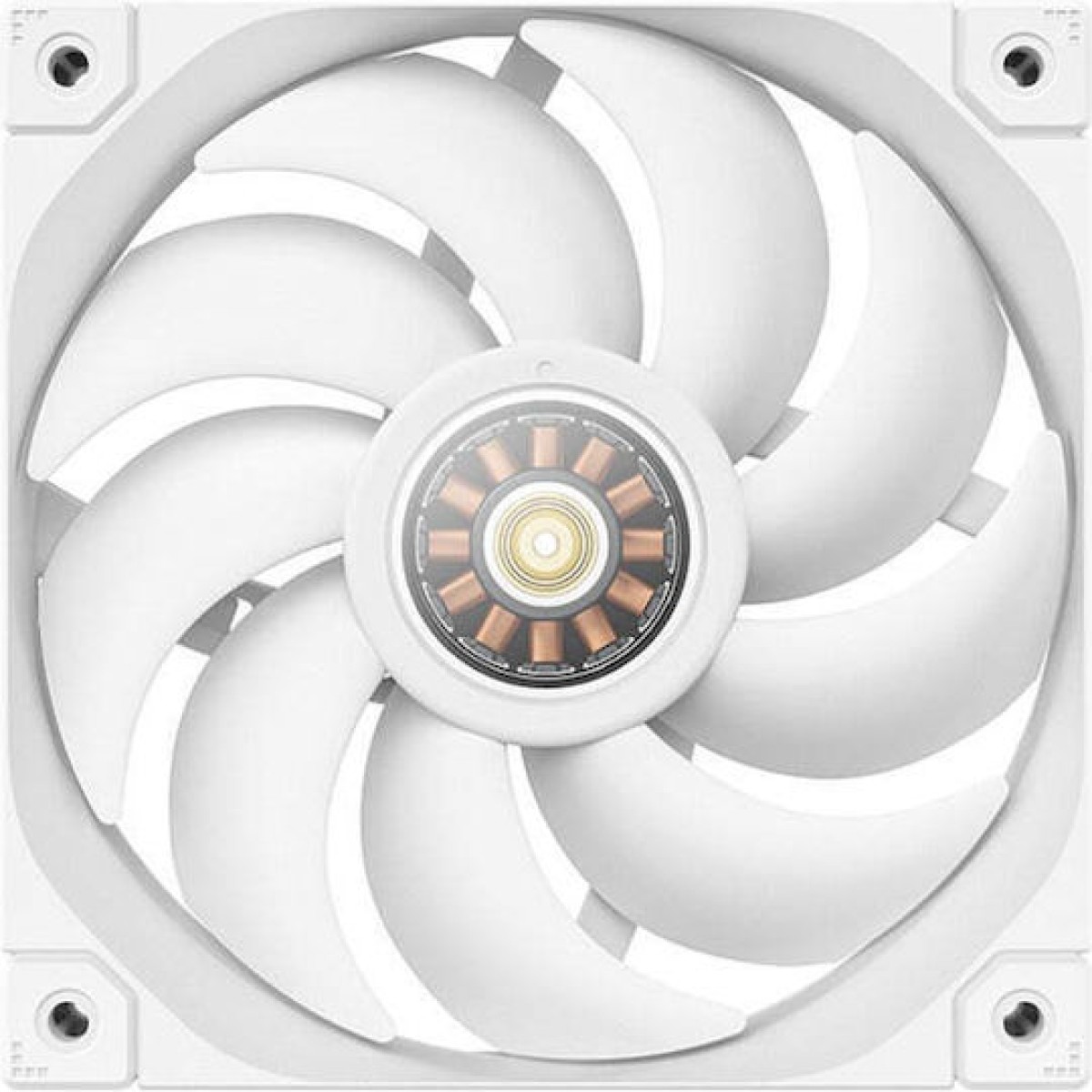 Deepcool FT12 Case Fan 120mm με Λευκό Φωτισμό και Σύνδεση 4-Pin PWM Λευκό