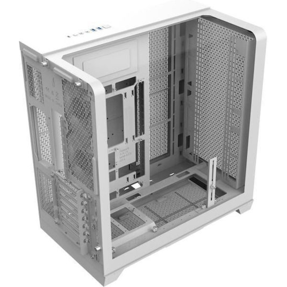 Thermaltake View 390 Air Gaming Midi Tower Κουτί Υπολογιστή με Πλαϊνό Παράθυρο Snow White